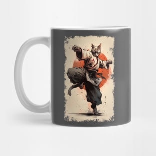 Fighting cat Mug